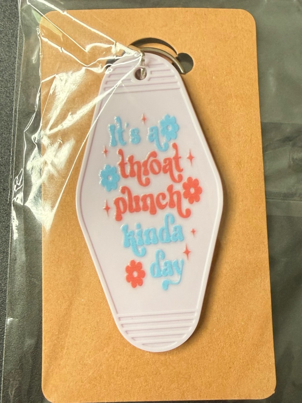 Funny Retro Motel Keychain